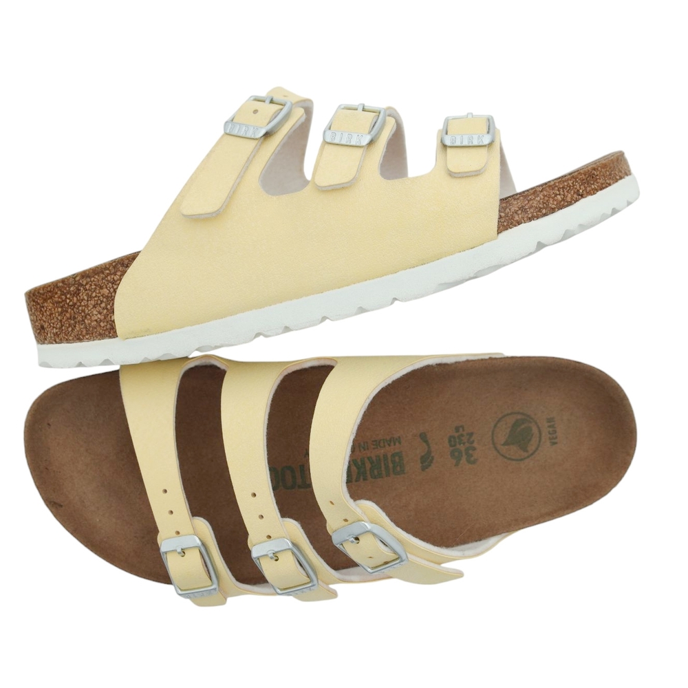 Birkenstock Yellow Sandals Triple Strap Florida 36/5.5